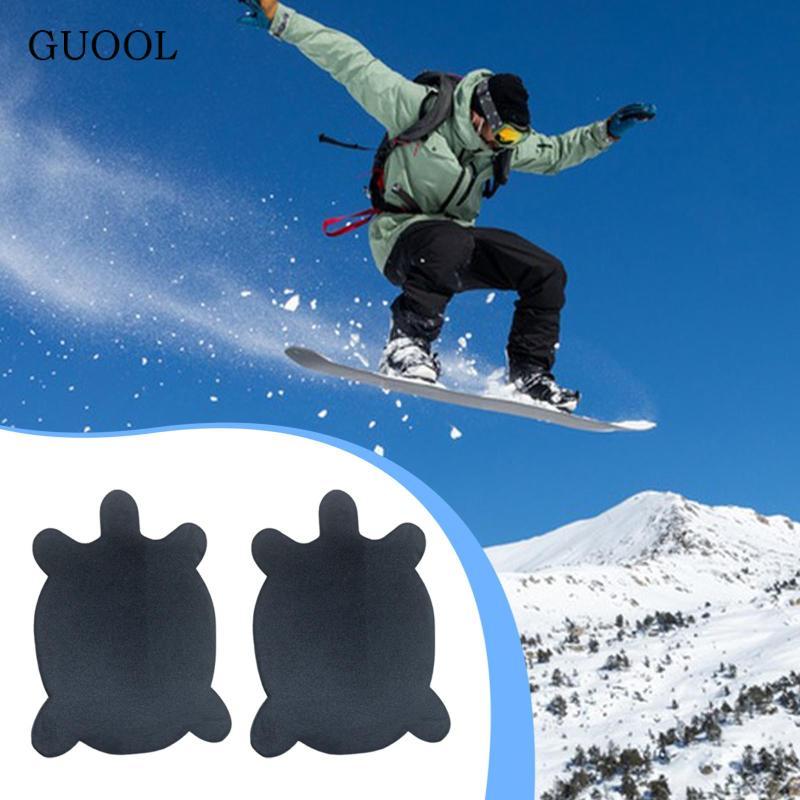 GUOOL Professional Shin Guards Shock Absorbing Ski Boot Pads Friction Protection for Unisex Adults Snowboarding Accessories