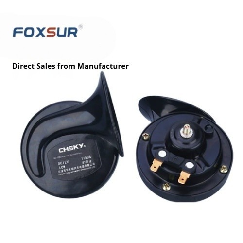 CHSKY 1set 12v Waterproof Universal Loud Sound Automotive Car Snail Horn Hon Kuat Siput Kereta Motor Lori Kalis Air