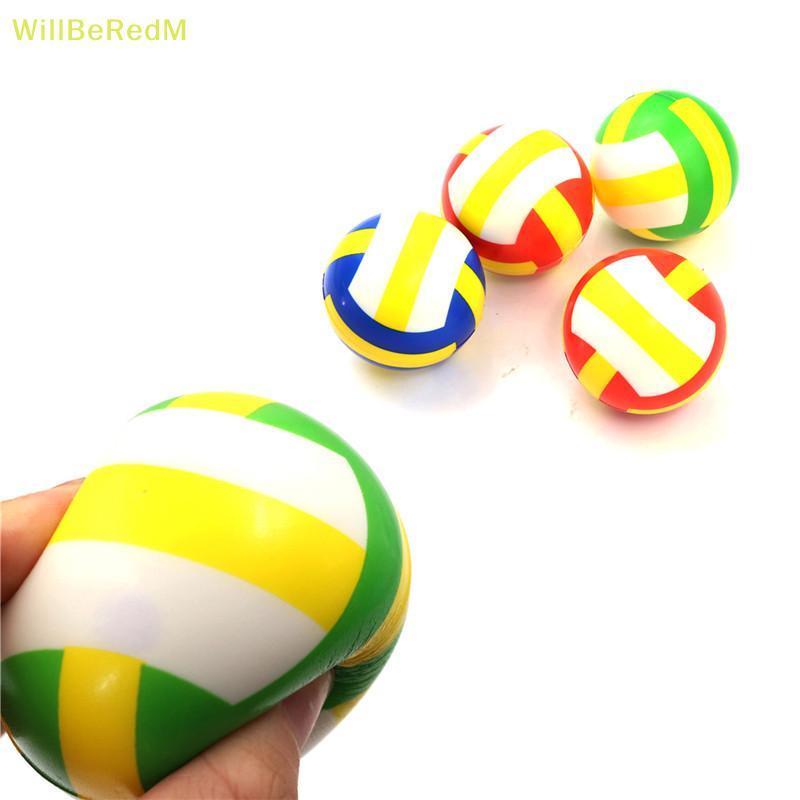 [WillBeRedM] 1PC Stress Relief Vent Ball Mini Volleyball Squeeze Foam Ball Kids Outdoor Toy [NEW]