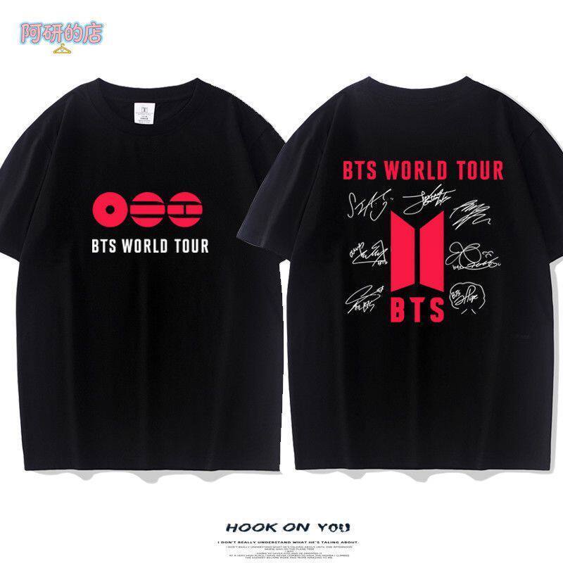 2026 BTS World Tour Arirang Concert T-Shirt Korean Style Print T-Shirt Summer Cotton Short Sleeve Tops