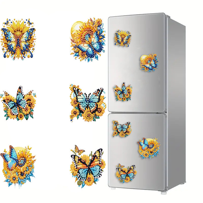 New Style Diamond Painting Refrigerator Stickers DIY Handmade Educational Diamond Stickers Toys Welcome Inquiry Summer Promotion] 4.30