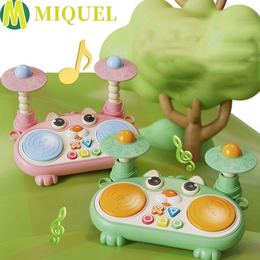 MIQUELZA Toddler Musical Instruments, Hamster Light Music Children's Intelligence Drum Music, Beating Drums Simulation Drum Sets Children Drum Toy Boy Girls
