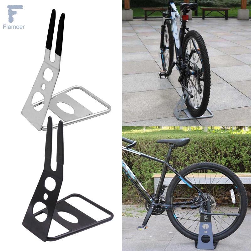 [Flameer] Steel Bike Parking Rack Stand Hub Mounted Stable Floor Bracket Storage Display Tool for Garage Apartment