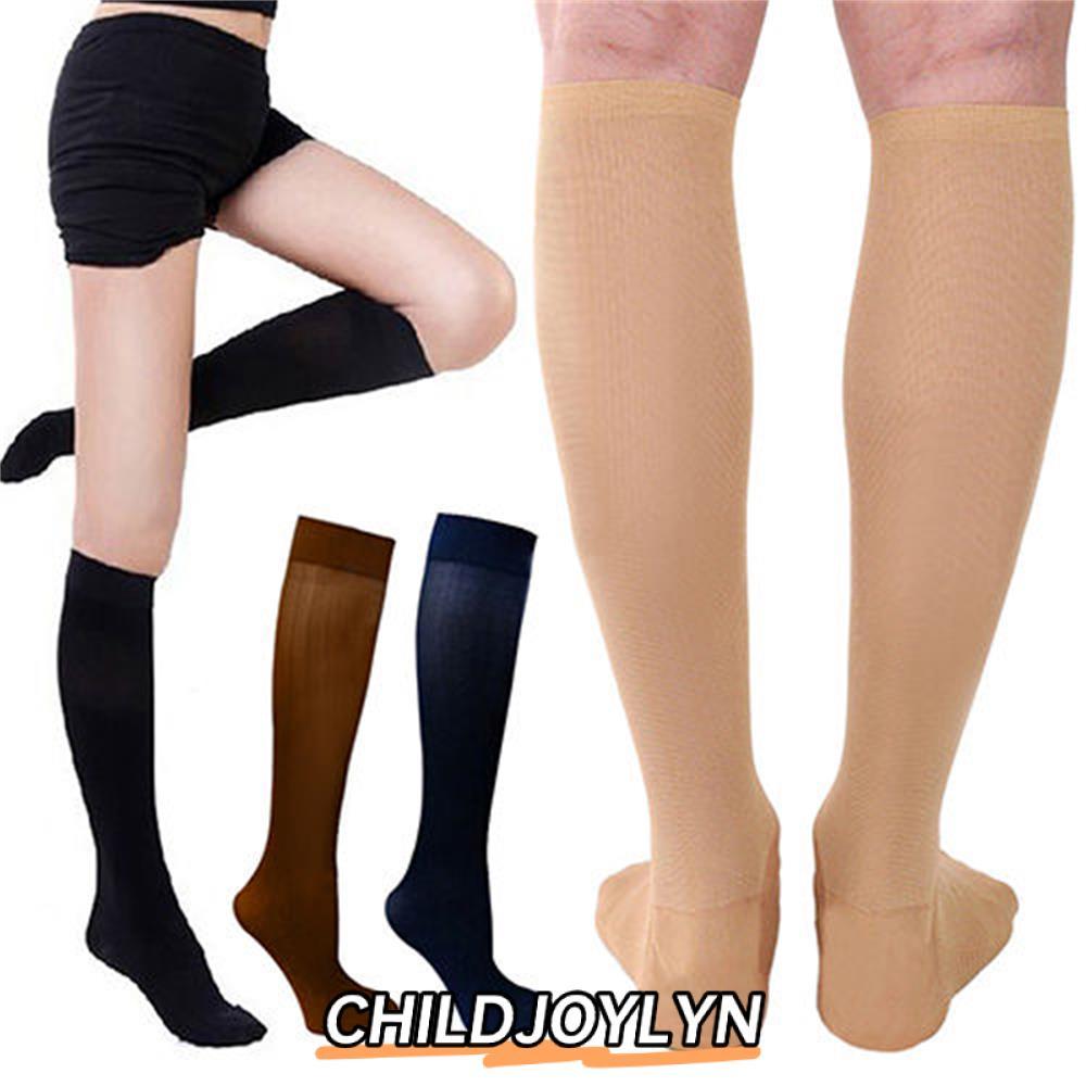 CHILDJOYLYN Compression Socks Unisex Soft Flight Stockings