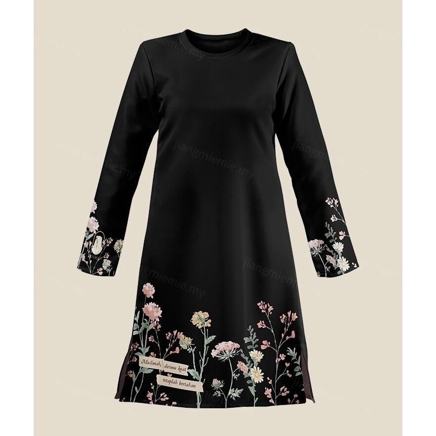 Daily Muslim sportswear virus Muslim dresses Family women's dresses Fashion Muslim long sleeved T-shirts Malay clothing