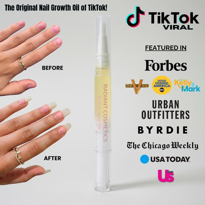 RadiantCoeticsNailGrowthOil-Moisturizing,Growth,Strengthening,andBrighteningFormulawithVitaminsandFattyAcidsforOverallNailHealth