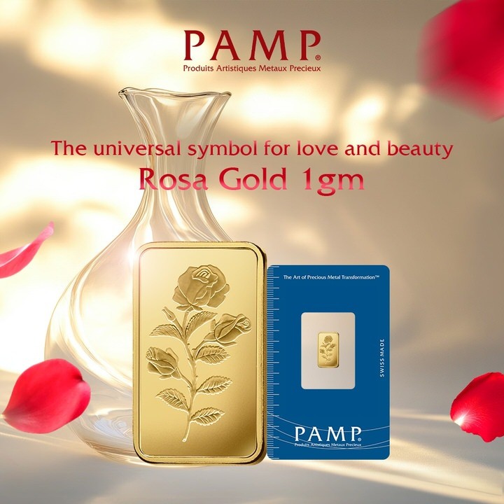 Murni Mewah Emas999.9, Gold Bar Pamp Gold Bar G1 Gram Rose Rosa&hellip;