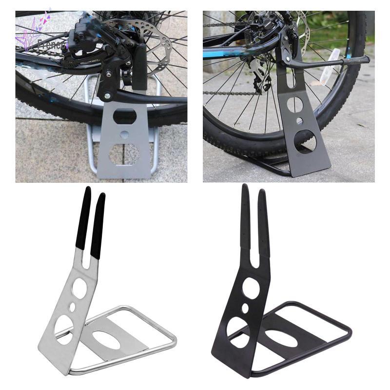 [freneci] Space Saving Steel Bike Parking Rack Freestanding Bicycle Stand Multifunctional Repair Holder for Garage Apartment Retail Store