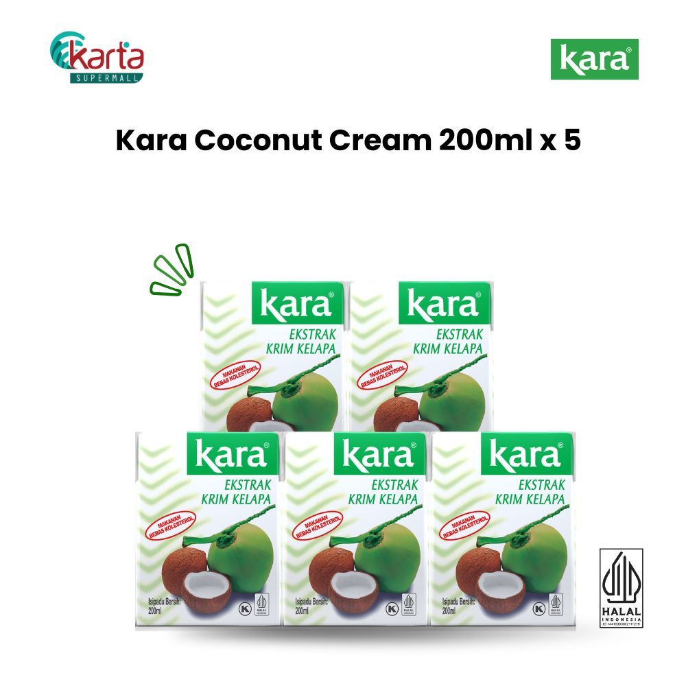 Kara Coconut Cream 200ml x 5 - Limited Edition