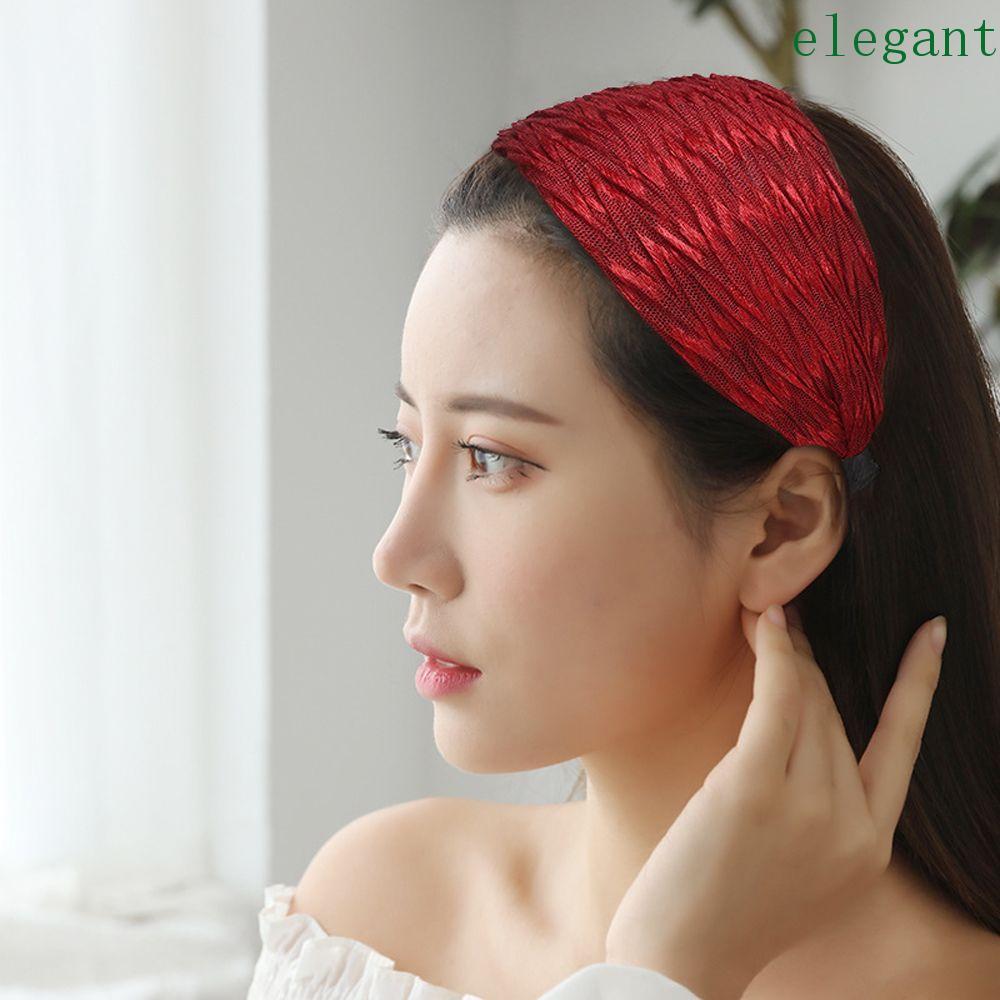 ELEGANT Women Hair Band Vintage Fashion Solid Color Wash Face Headwear Elegant Gift For Mom
