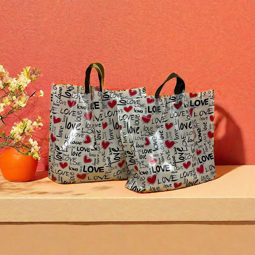 ✨Arrive the Next Day✨New Four-leaf Clover Xinyuncao Clothing Store Tote Bag Bag Packaging Bag Customized Shopping Bag Plastic Bag Gift Bag 429