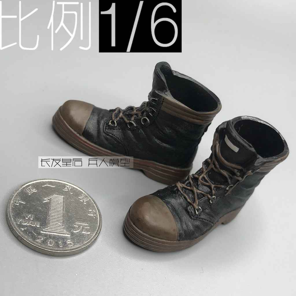 [Special Offer] Ready Stock 1/6 Soldier Boots Hollow Shoes