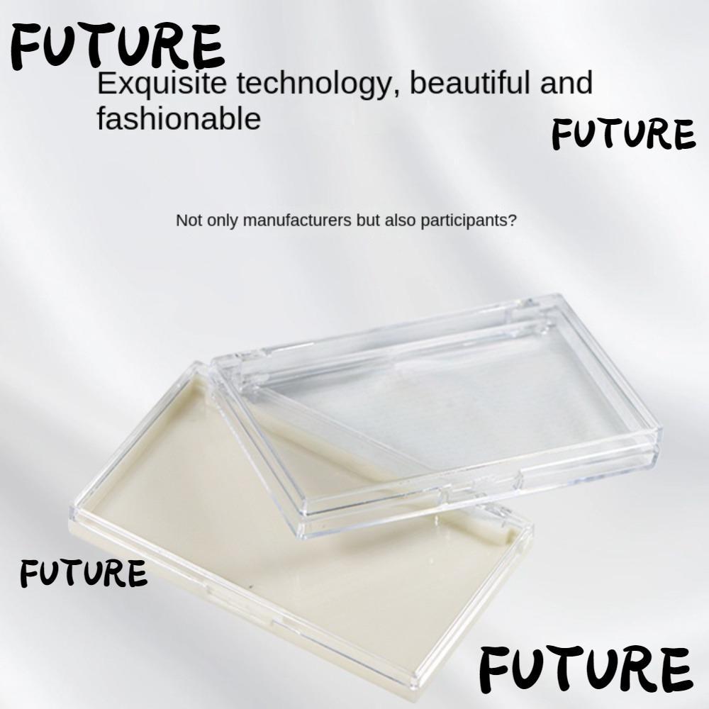HL-FUTU Eyelash Storage Box, Square Shape Plastic False Lashes Show Box, Portable  Transparent Square Box