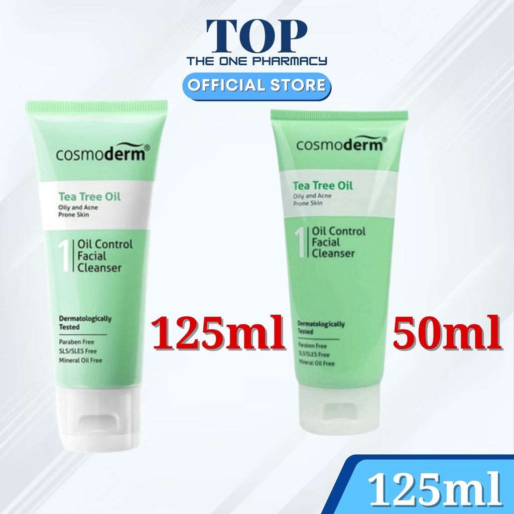 [NEW PACKAGING] Cosmoderm Tea Tree Oil Facial Cleanser /