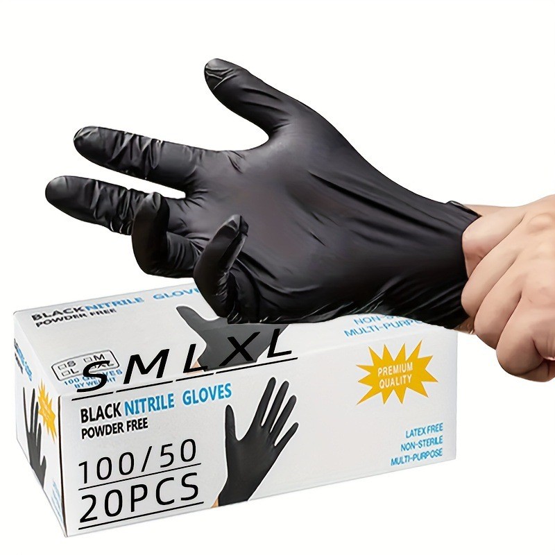 一次性丁腈手套紫色文复合丁腈_心居家店Disposable Nitrile Gloves Purple Composite Nitrile _ Xin Home Store