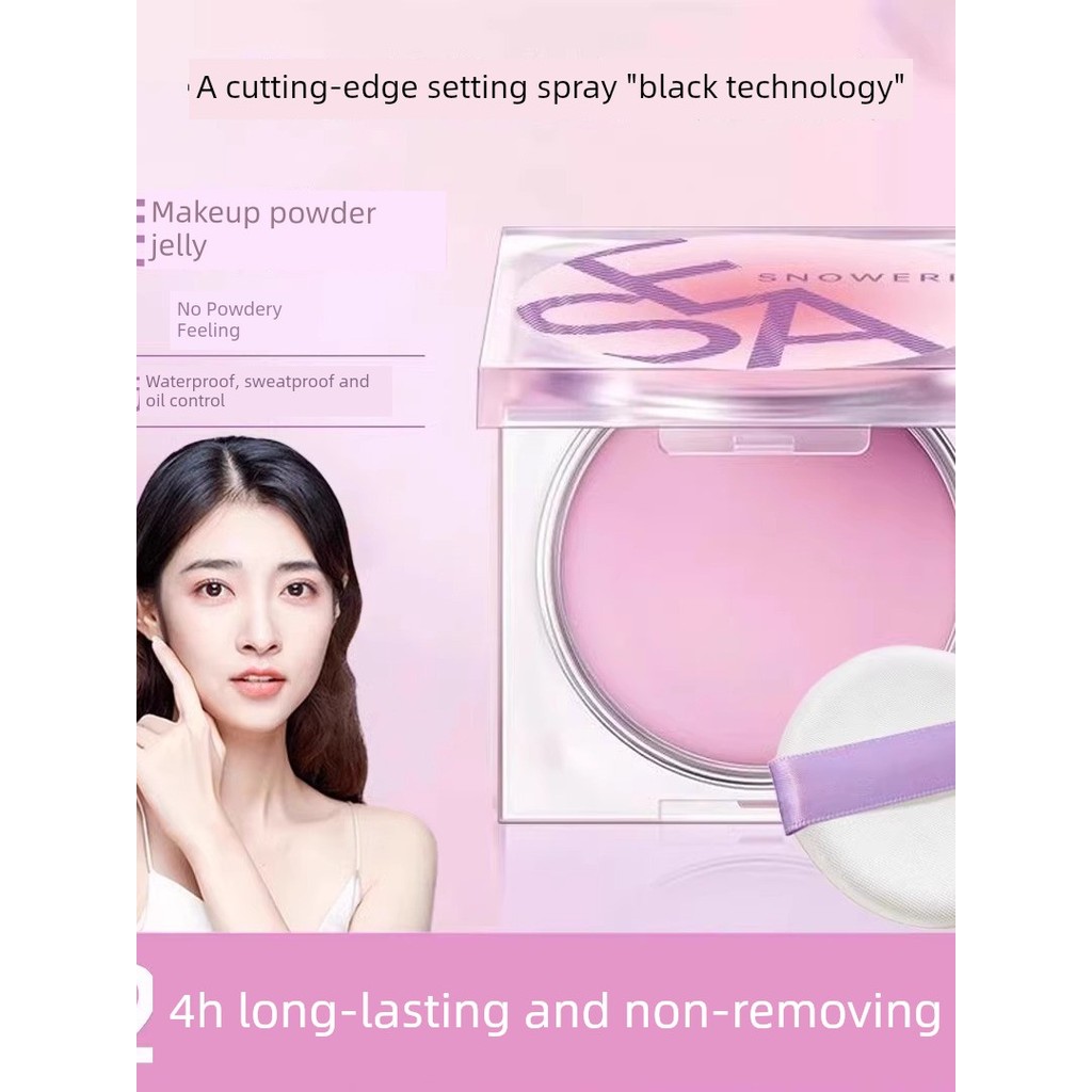 powder loose powder Fixing Cream Waterproof Sweat-Proof Freezing Long-Lasting Oil Control Non-Take-Off Makeup Fixing Powder Waterproof Anti-Take-Off Ma