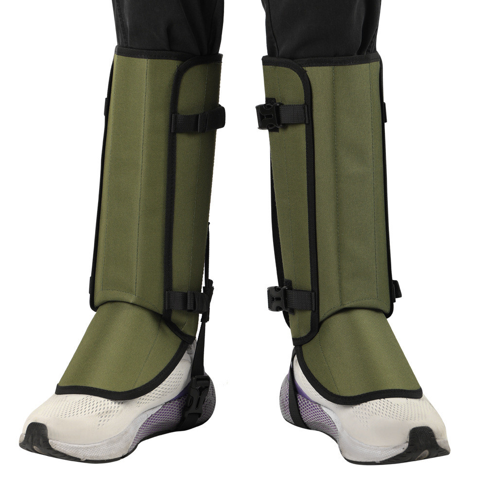 Hot-selling Outdoor Anti-snake Foot Bite Cover Camping Mountaineering Anti-Scratch Legging Cover Snow-Proof Wear-Resistant Knee Pad Equipment