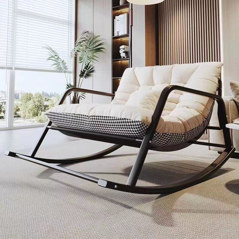 Rocking Chair Reclining Chair Household Lazy Chair Comfortable Reclining Living Room Double Rocking Chair Influencer Leisure Adult Sofa Chair