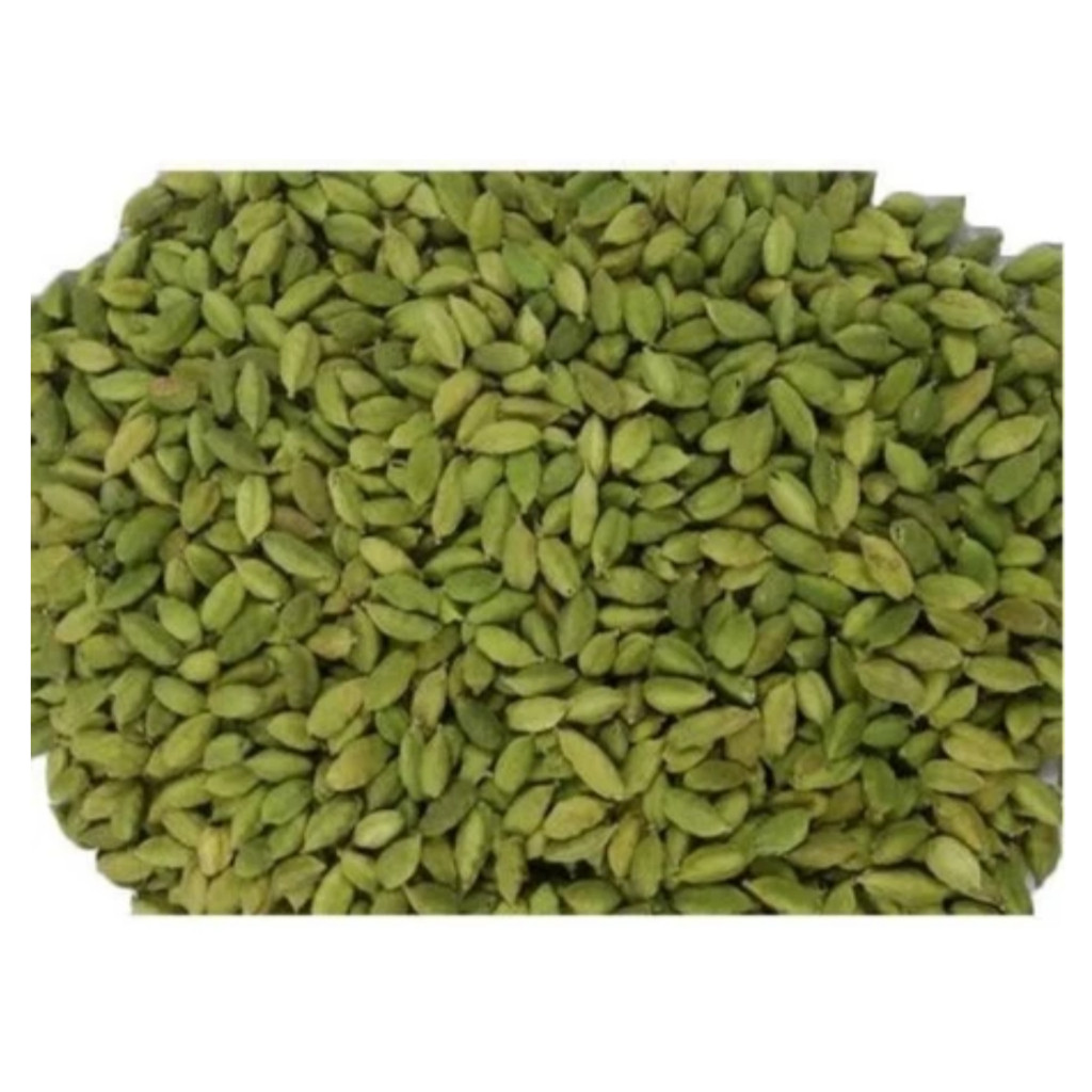 এলাচি/ 绿豆蔻/ Elaichi 8mm (Big Size) 100g - 1Kg Elachi Pelaga Hijau/ Green Cardamom/