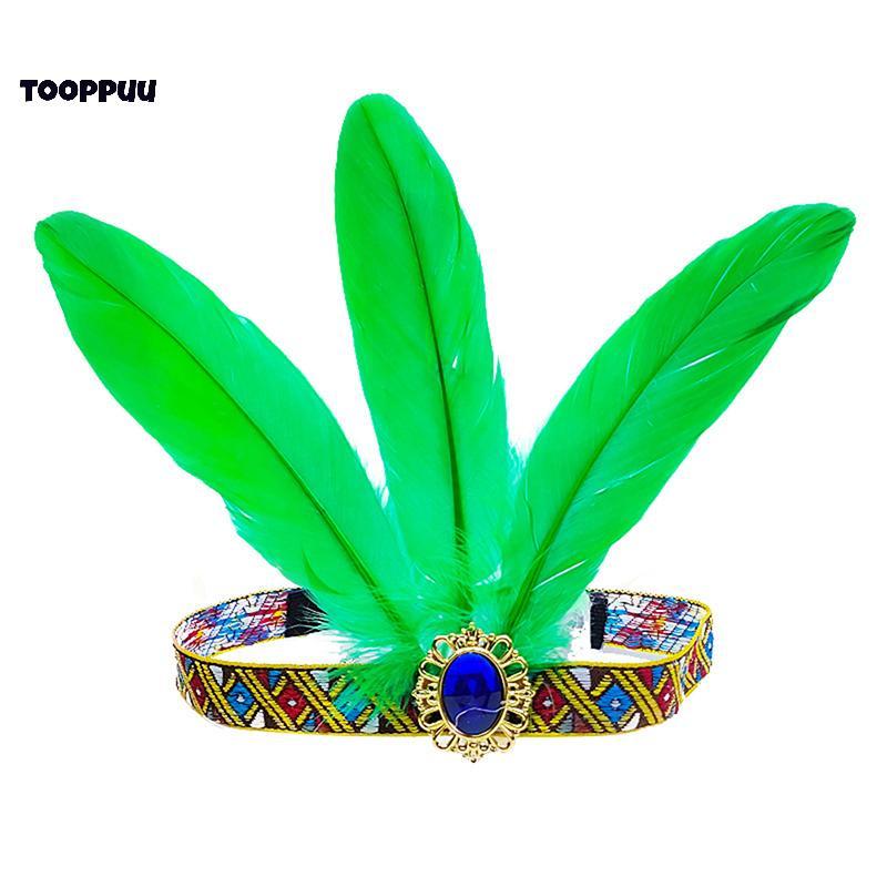 tooppuu Bohemian Indian Gypsy Dance Headpiece Festival Tiara Handmade Hair Accessorie new