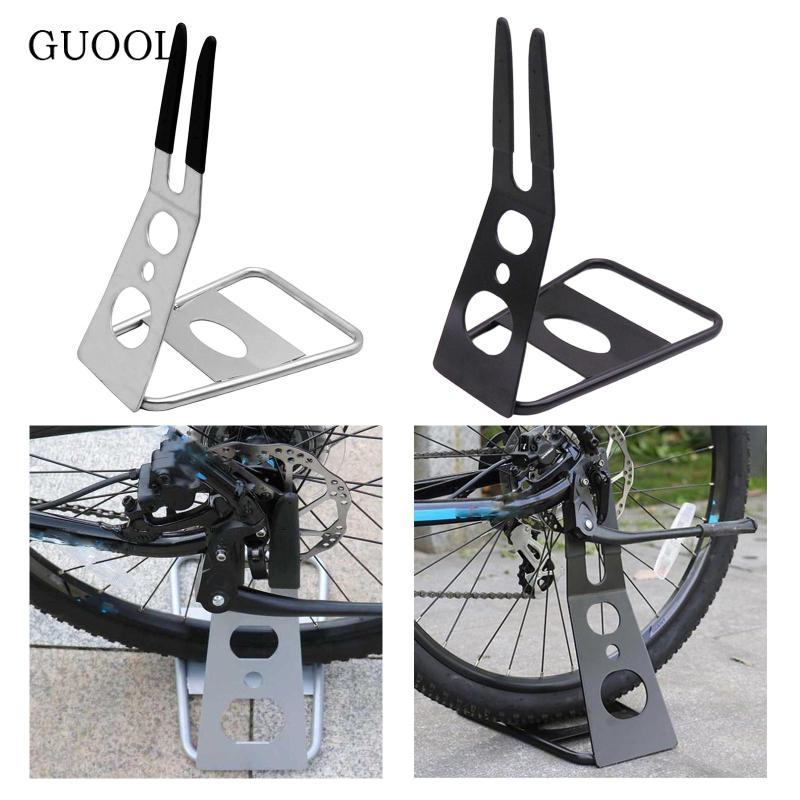 GUOOL Bike Parking Rack Hub Mounted Freestanding Floor Park Stand Space Saving Steel Construction Suitable for Apartment Storage Retail Display Garage