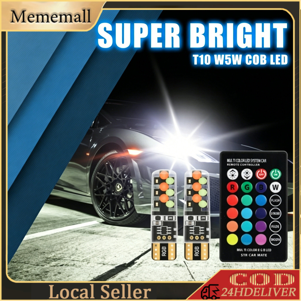 sillicone Car LED bulbs Park light with Remote Control