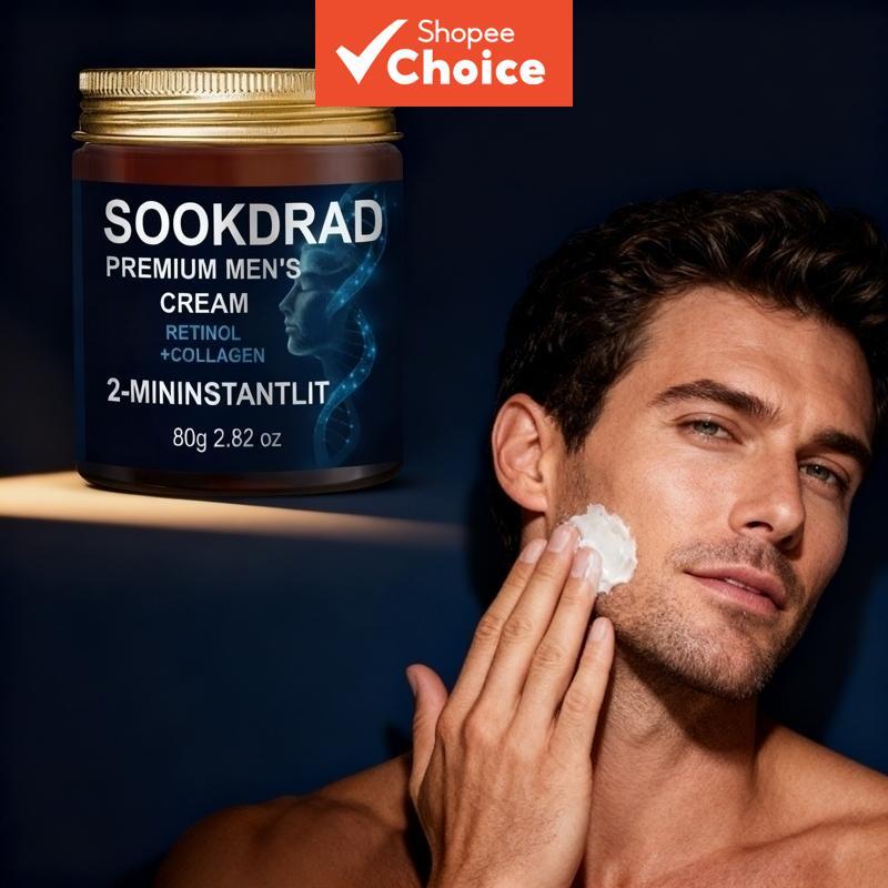 Skin Stabilizing Men's Cream, Retinol+Collagen, 80g, Maintain Skin Condition, Suitable for Combination Skin Krim Stabil Lelaki, Retinol+Kolagen, 80g, Kekalkan Keadaan Kulit, Kulit Kombinasi