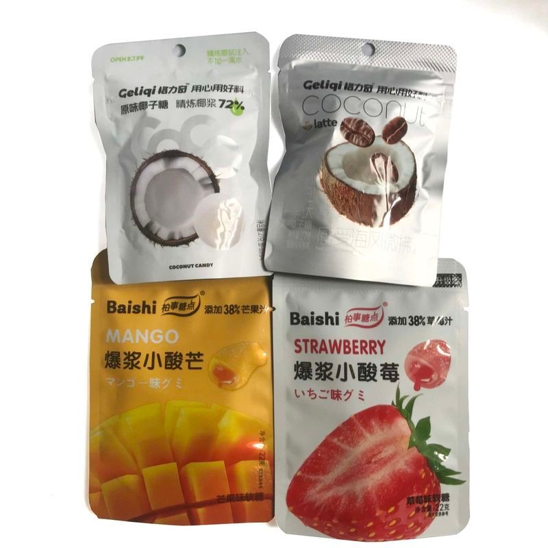 最新日期格力奇椰子糖抹茶好邻居爆浆草莓芒果生椰拿铁混合型软硬糖夹心 Latest date Grechi Coconut Candy Matcha Good Neighbor Bursting Strawberry Mango Raw Coconut Latte Mixed Soft and Hard Candy with Filling