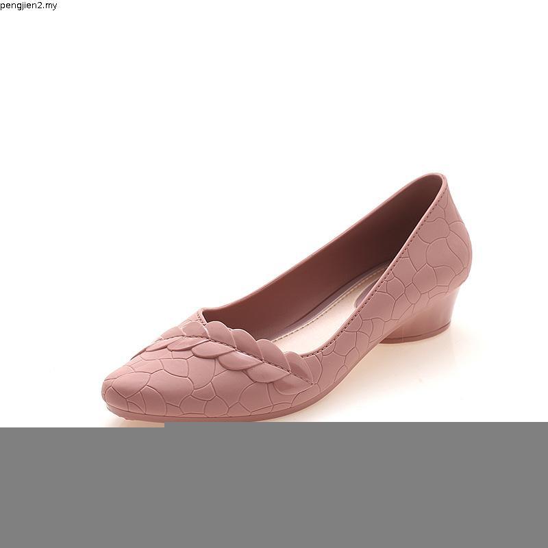 Kasut Perempuan Flat Shoes Women Korean Style Square Toe Shallow Buckle Flat Peas Shoes Scoop Shoes Flat Shoes