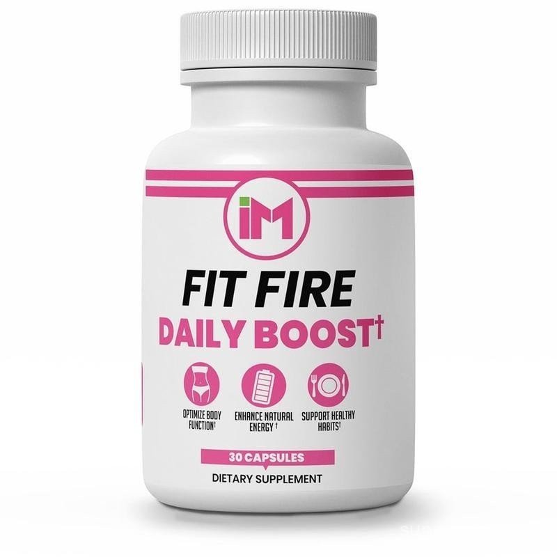 IM Fit Fire - Natural Dietary Nutrition Supplement | Green Tea Leaf Extract, Apple Cider Vinegar, Berberine HCL, Ginger Root, Cinnamon Bark Extract, Banaba Leaf Extract, Ginseng Ae