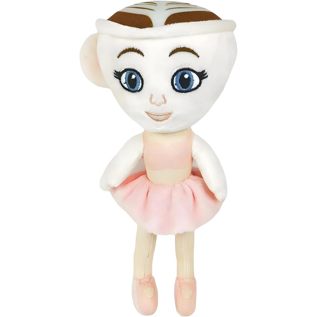 23cm Italian Ballerina Soft Plush Toy Stuffed Cuddly Dancing Doll Aesthetic Room Decor Cute Collectible Plush Toy Birthday Christmas Gift for Kids Girls Dance Lovers Collectors