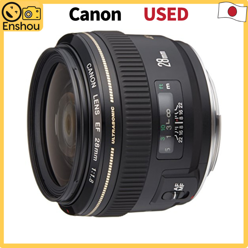 FromJapan[USED]Canon Prime Lens EF 28mm F1.8 USM — Full-Frame Compatible
