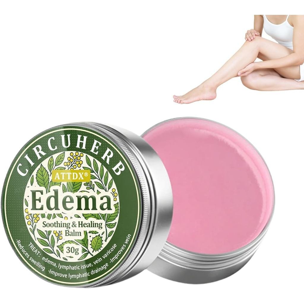 Attdx CircuHerb Balm Penenang & Penyembuh Edema, Krim Anti Bengkak Attdx untuk Kaki, Me…