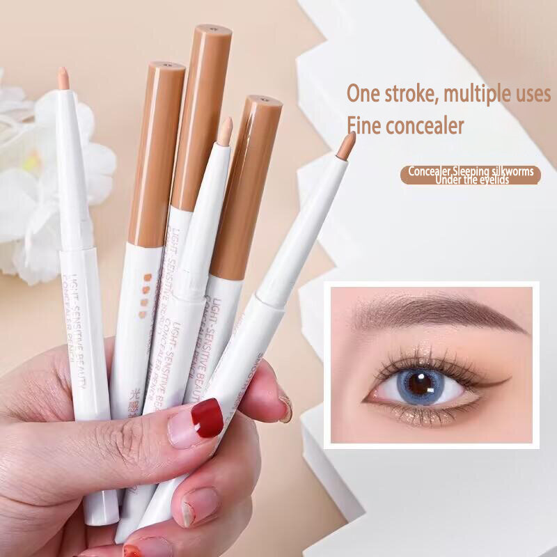Light-Reflecting Concealer Pen – Specialized for Dark Circles, Spots, and Acne Marks, Facial Imperfection Corrector, Brightening Under-Eye Pen & Contour Stick