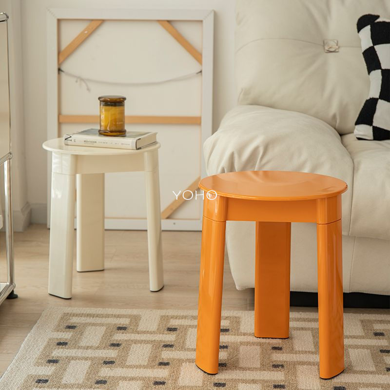 Nordic style stool medieval small round stool simple dining chair modern simple dressing stool
