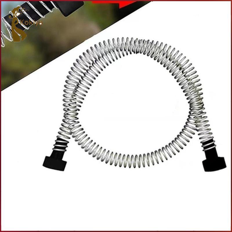 [kokiya] Zipline Spring Brake Stainless Steel Cable Stopper Pulley Slider Outdoor Parts for Cargo Transport and Backyard Use