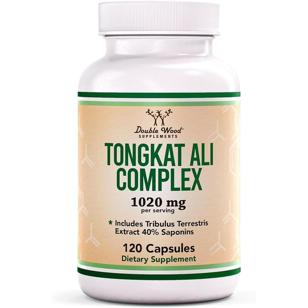 Ekstrak Tongkat Ali - Potensi Ultra Tinggi 200:1 - untuk Lelaki (Longjack) Eurycoma Longifolia, 1000mg setiap Sajian, 120 Kapsul - dengan 20mg Tribulus Terrestris (Diuji oleh Pihak Ketiga) oleh Do