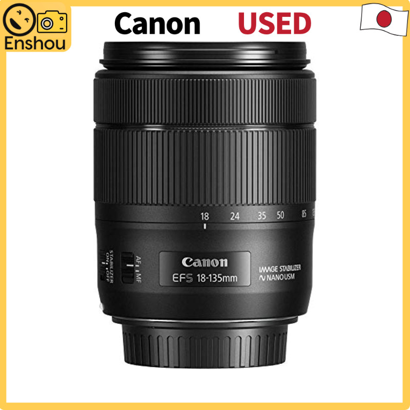 FromJapan[USED]Canon Standard Zoom Lens EF-S 18-135mm F3.5-5.6 IS USM for APS-C