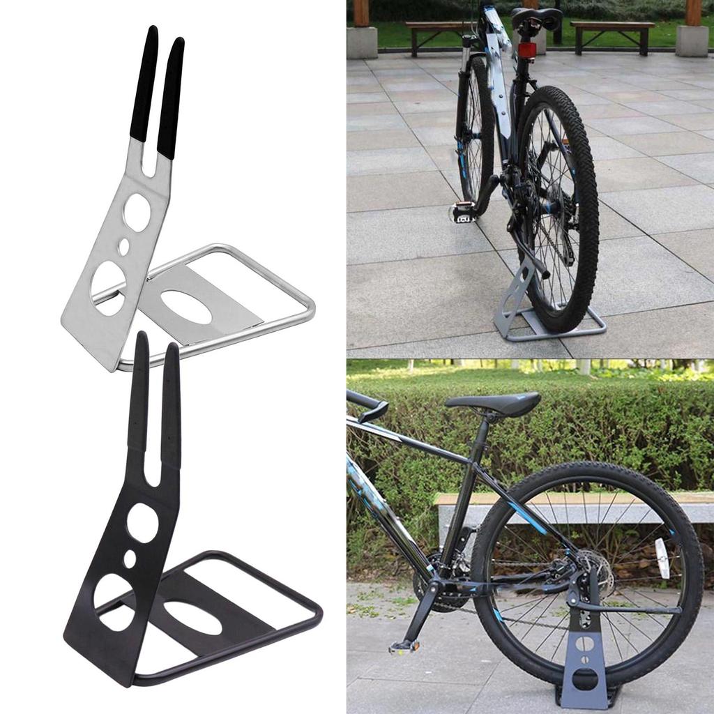 [lzdjlmy1zs] Steel Bike Parking Rack Stand Hub Mounted Stable Floor Bracket Storage Display Tool for Garage Apartment