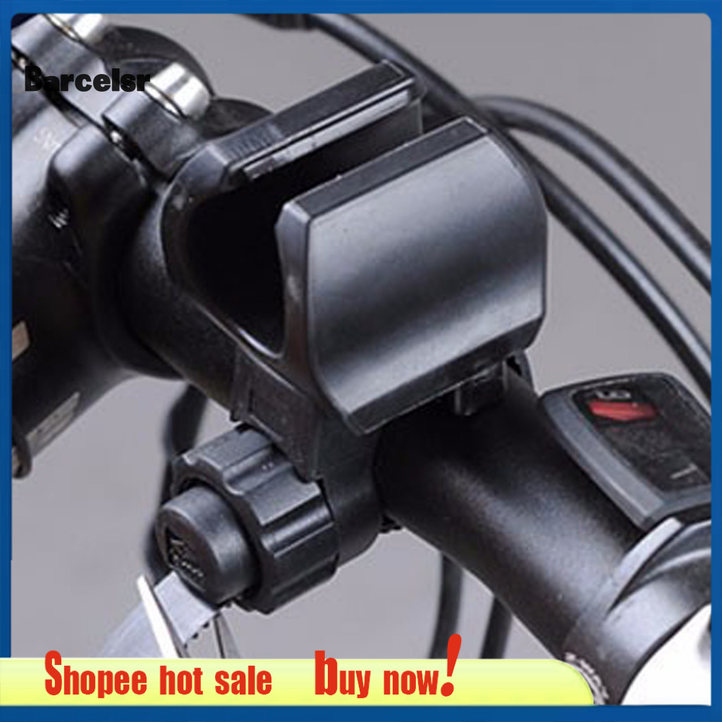 Practical Flashlight Clip Rotary Adjustment Button Easy to Use Accessories Bicycle Light Holder for Road Bike