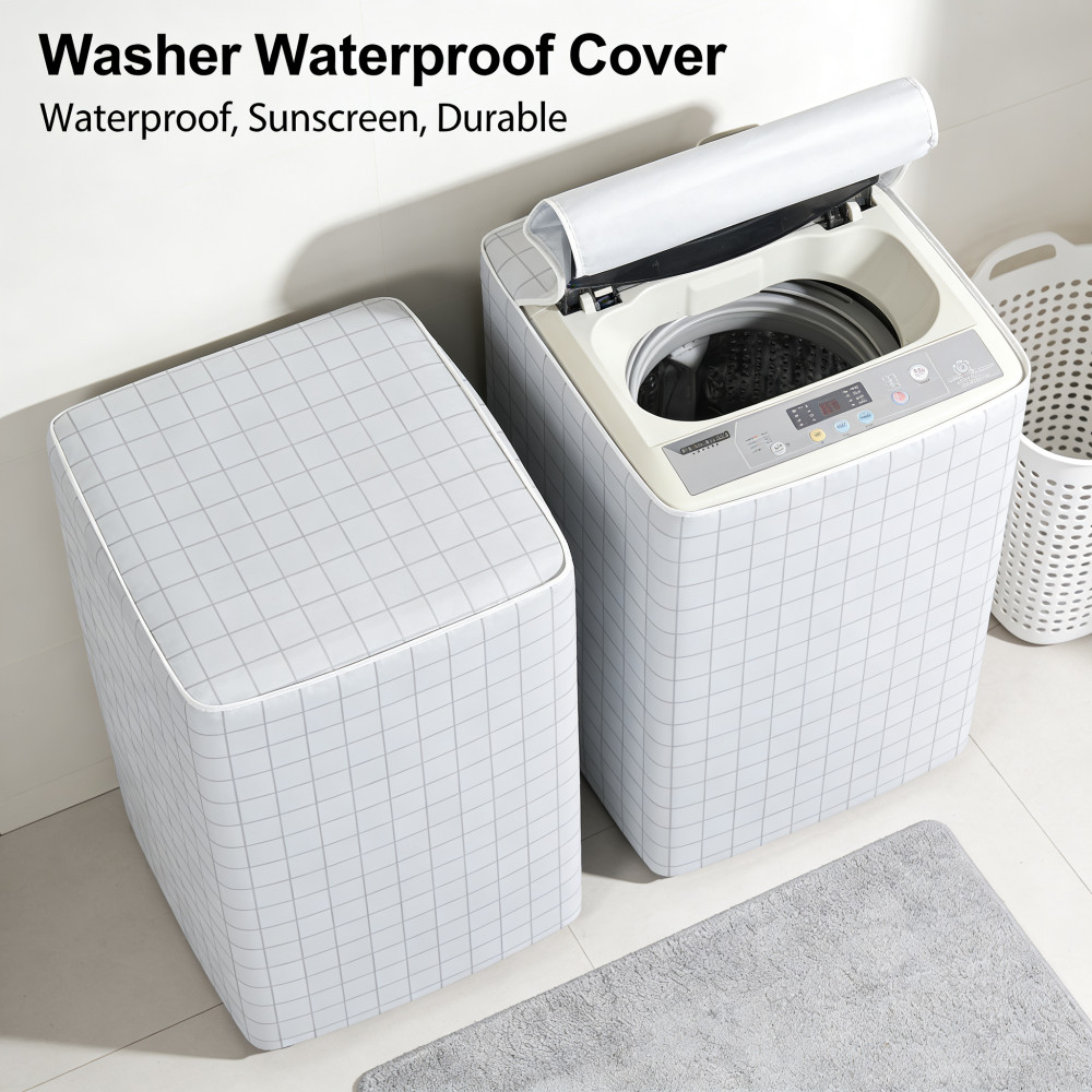 mesin basuh sarung drum cover washing sunscreen cloth top waterproof load