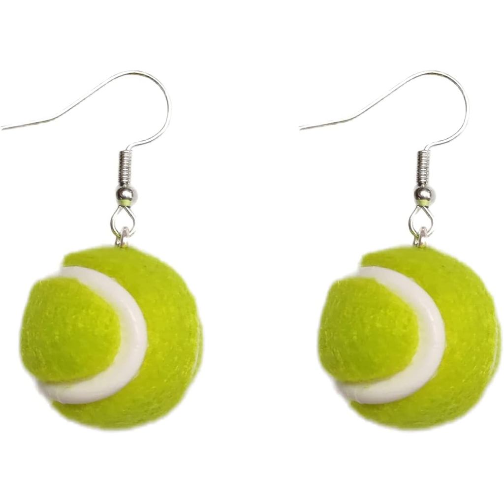 Anting-anting Tenis ROSTIVO untuk Wanita, Hadiah Perhiasan untuk Pencinta Tenis, Anting-anting Bola Tenis