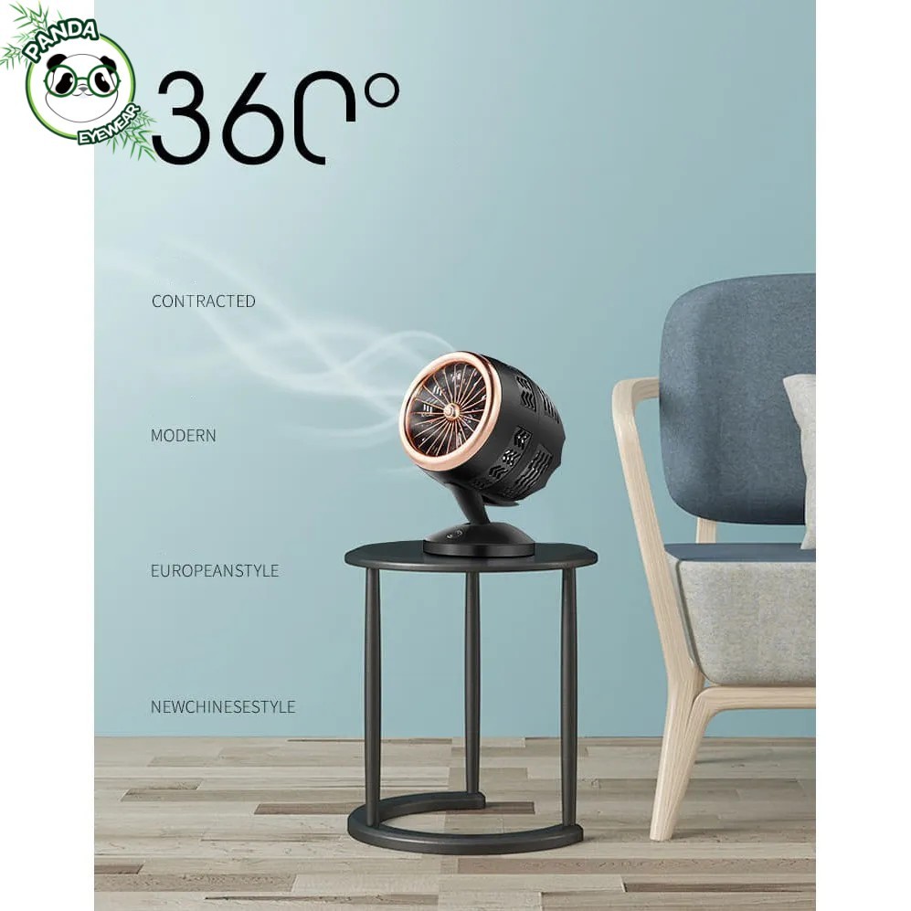 Double Blade Turbo Fan Mini Portable Table Hawkeye Fan Cooling Usb Table Fans 2 Speed For Home Room Office Air