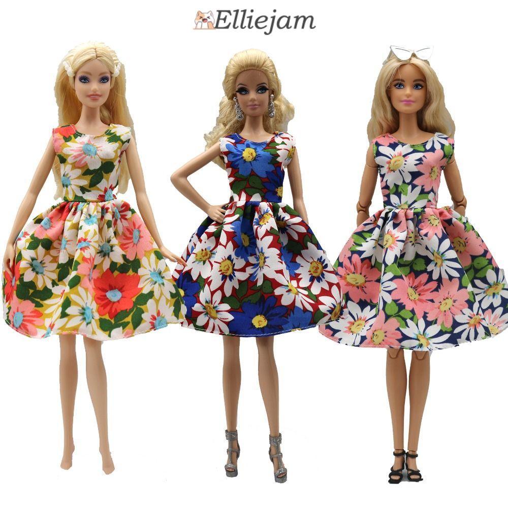 ELLIEJAM Doll Party Clothes, Fashion Handmade Wedding Dresses, High Quality Casual Wear 2023 Newest Doll Accessories 29~30cm Doll