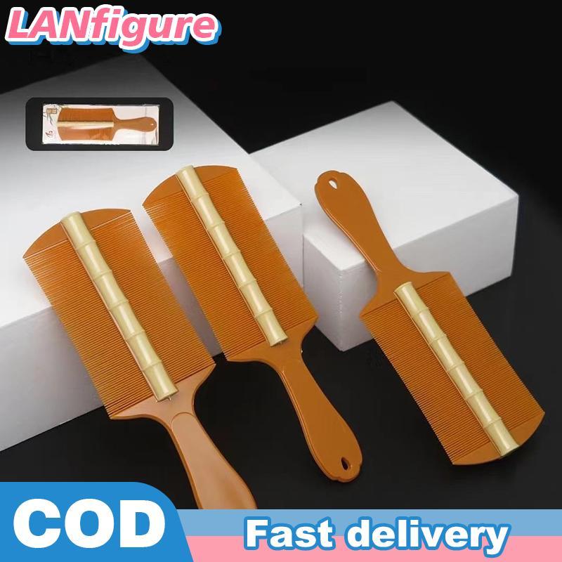 LANfigure Double Sided Lice Comb Fine Tooth Scalp Massage Comb Professional Flea Removal Grate Ultra-Dense Comb Teeth For Children Pet MY