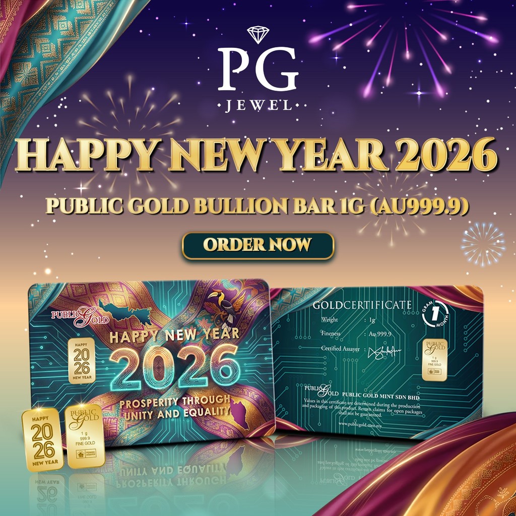 [NEW LAUNCH] Public Gold Bullion Bar 1g (Au 999.9) - Happy New&hellip;