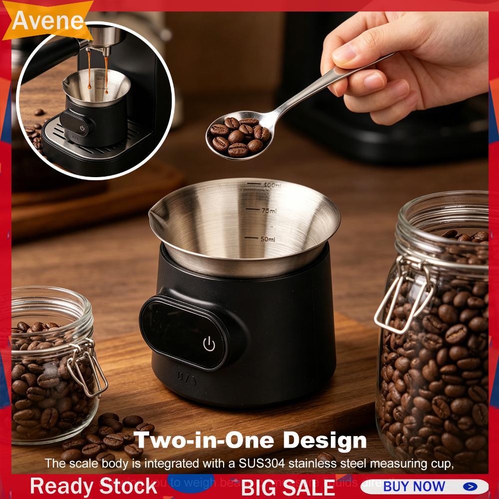 2-in-1 Coffee Extraction Scale High Precision Electronic Bean Measuring Scale