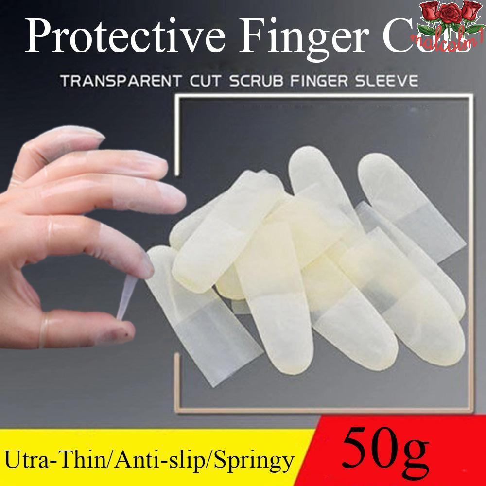 MALCOLM1 Fingertip Protection Latex Counting Antistatic Protective Finger Cots