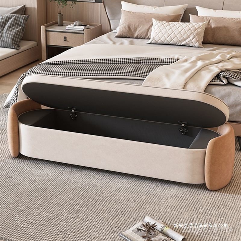 Object Stool Luxury Storage Modern Storage Multifunctional Storage Light Bed Tata Cloakroom Bedroom Bedside Bedside Clothes Stool X7N2