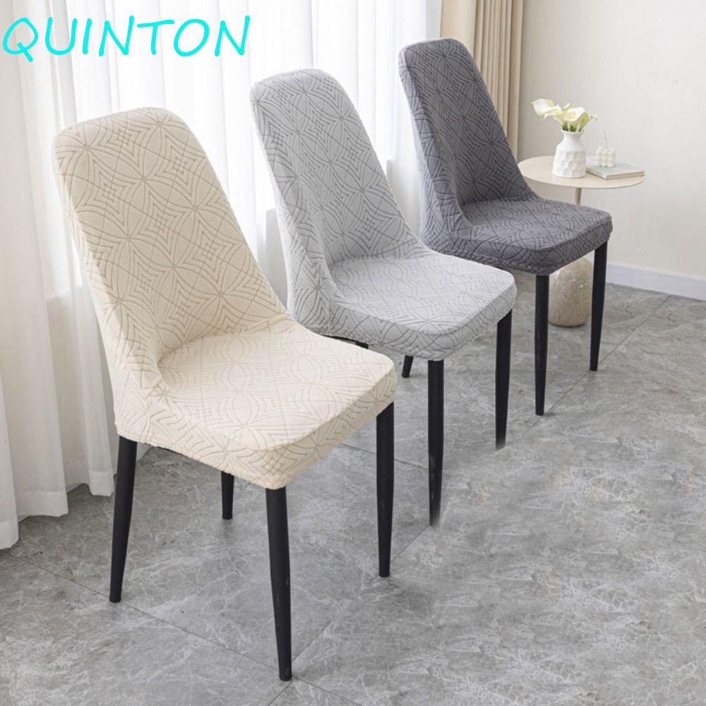 QUINTON Jacquard Chair Cover, Dustproof Elastic Seat Cover, Protective Case Thicker Soft Universal Chair Cushion Home/office